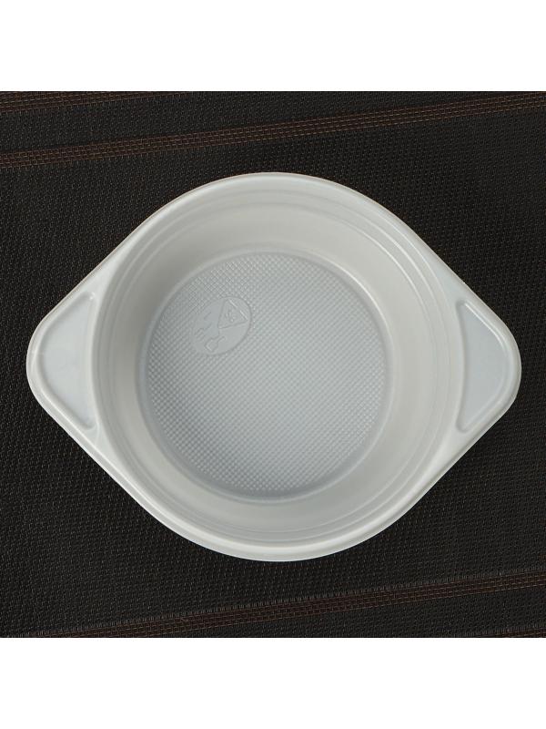 Набор одноразовых тарелок Не ЗАБЫЛИ!, 500 мл, суповые, цвет белый, в наборе 6 шт