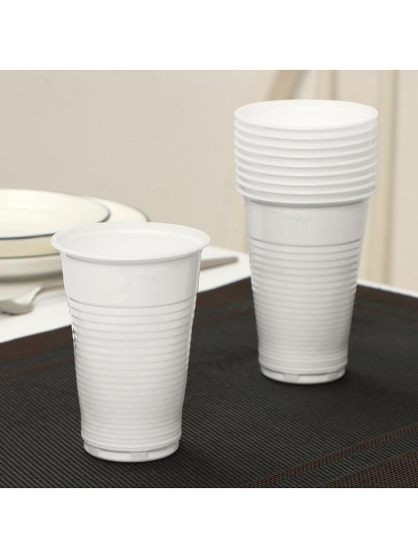 Набор одноразовых стаканов Не ЗАБЫЛИ! «Для отдыха», 200 мл, цвет белый, в наборе 10 шт