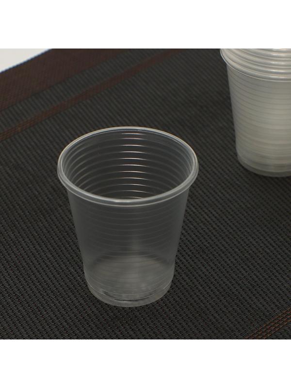 Набор одноразовых стаканов Не ЗАБЫЛИ! «По-пятьдесят», 100 мл, цвет прозрачный, в наборе 10 шт