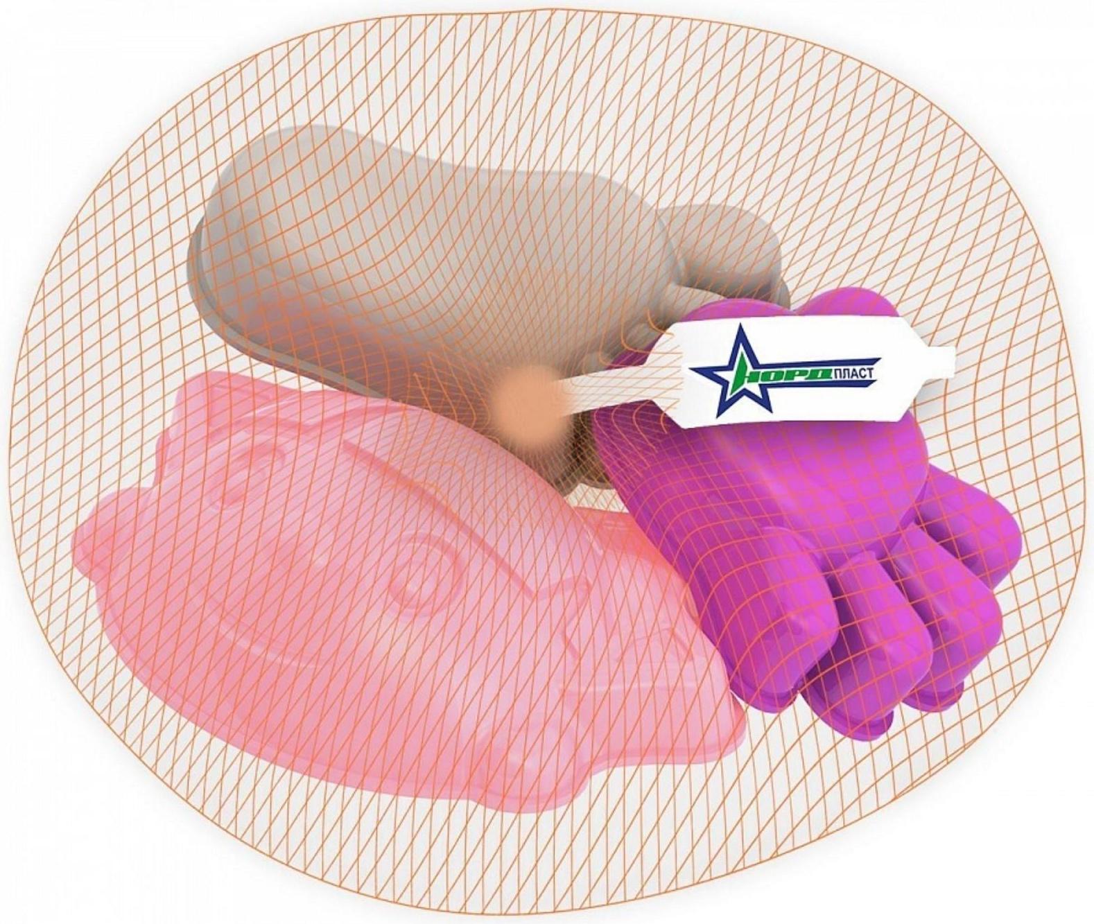 Набор формочек «Девочка + ручка, ножка»