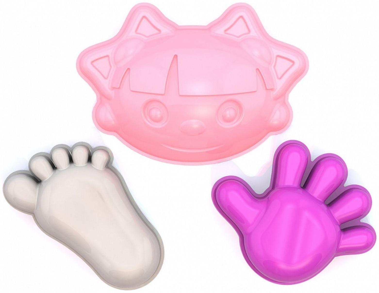 Набор формочек «Девочка + ручка, ножка»