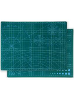 Мат для резки, трёхслойный, 30 × 21 см, А4, цвет зелёный