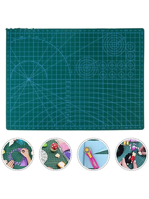 Мат для резки, трёхслойный, 30 × 21 см, А4, цвет зелёный