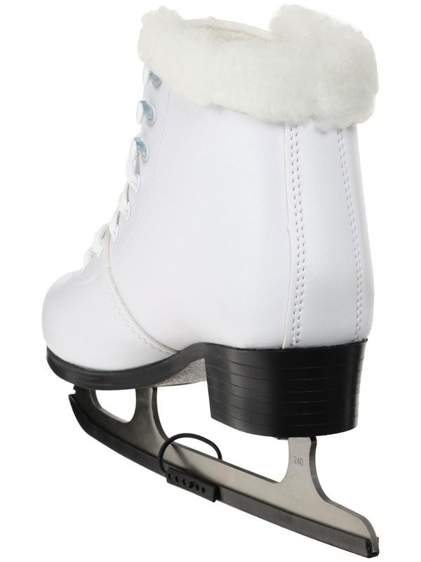 Коньки фигурные Winter Star с мехом, искусственная кожа, размер 31