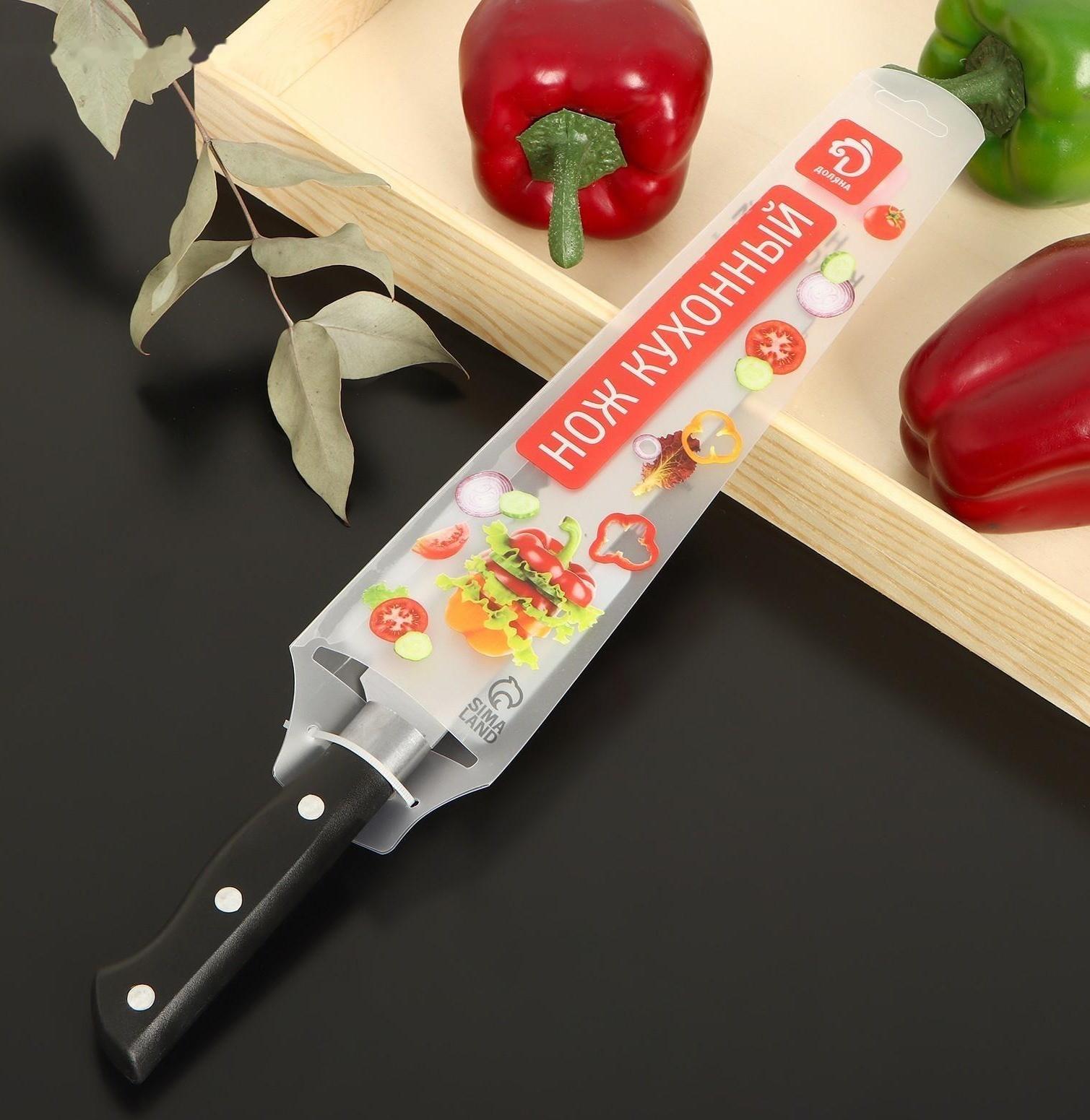 Нож хлебный Доляна «Кронос», лезвие 19 см