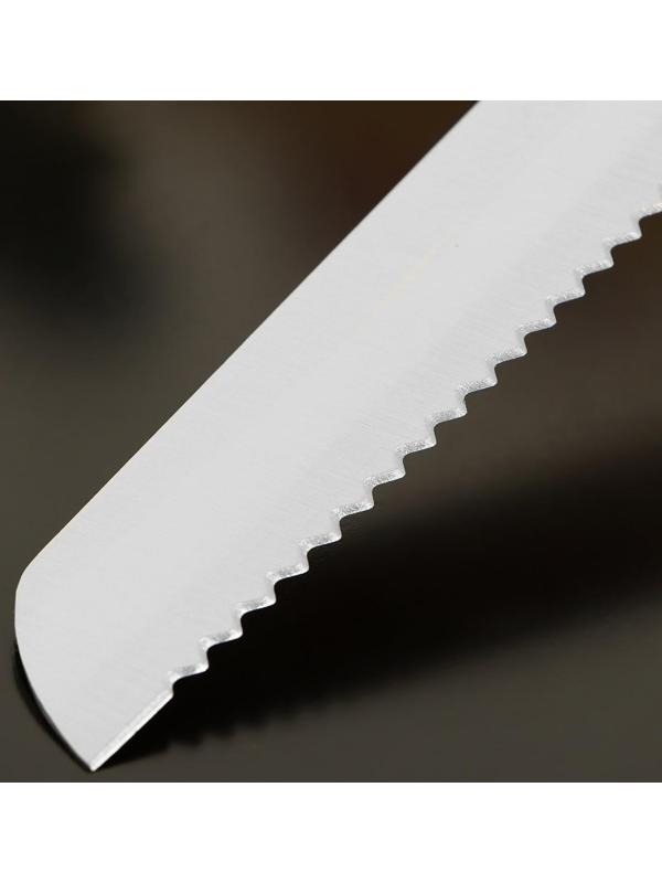 Нож хлебный Доляна «Кронос», лезвие 19 см