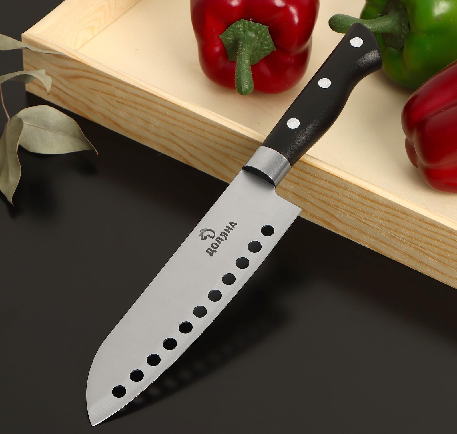 Нож Сантоку Доляна «Кронос», лезвие 17 см