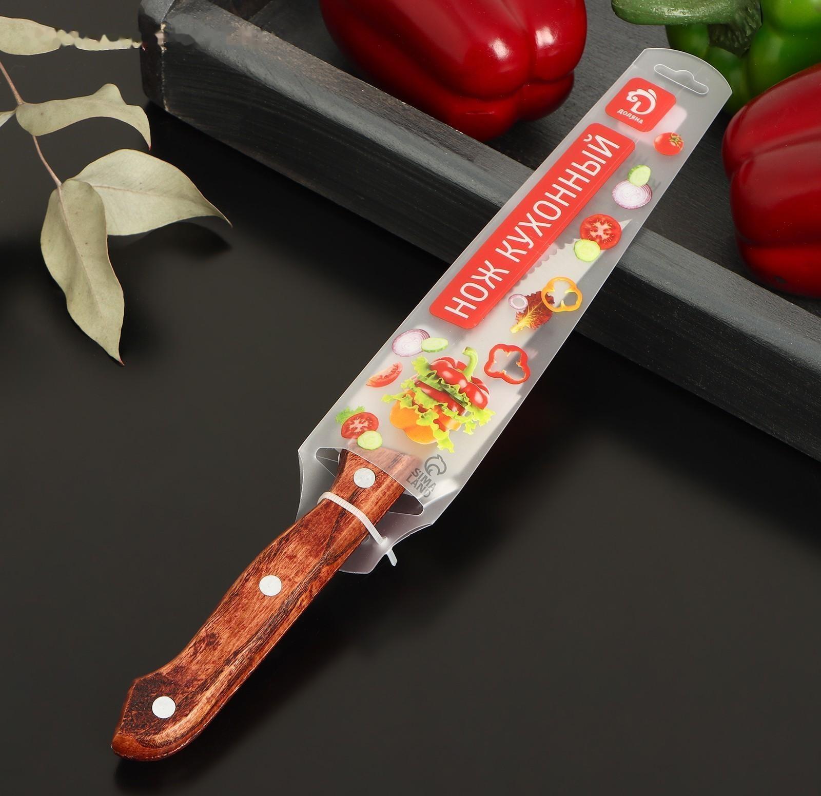 Нож для стейка Доляна Ecology, лезвие 11 см