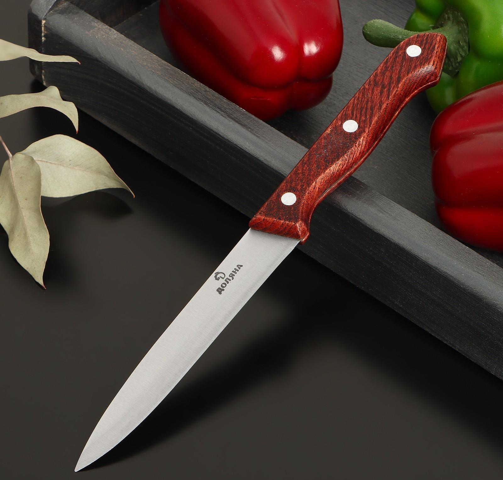 Нож универсальный Доляна Ecology, лезвие 12,5 см