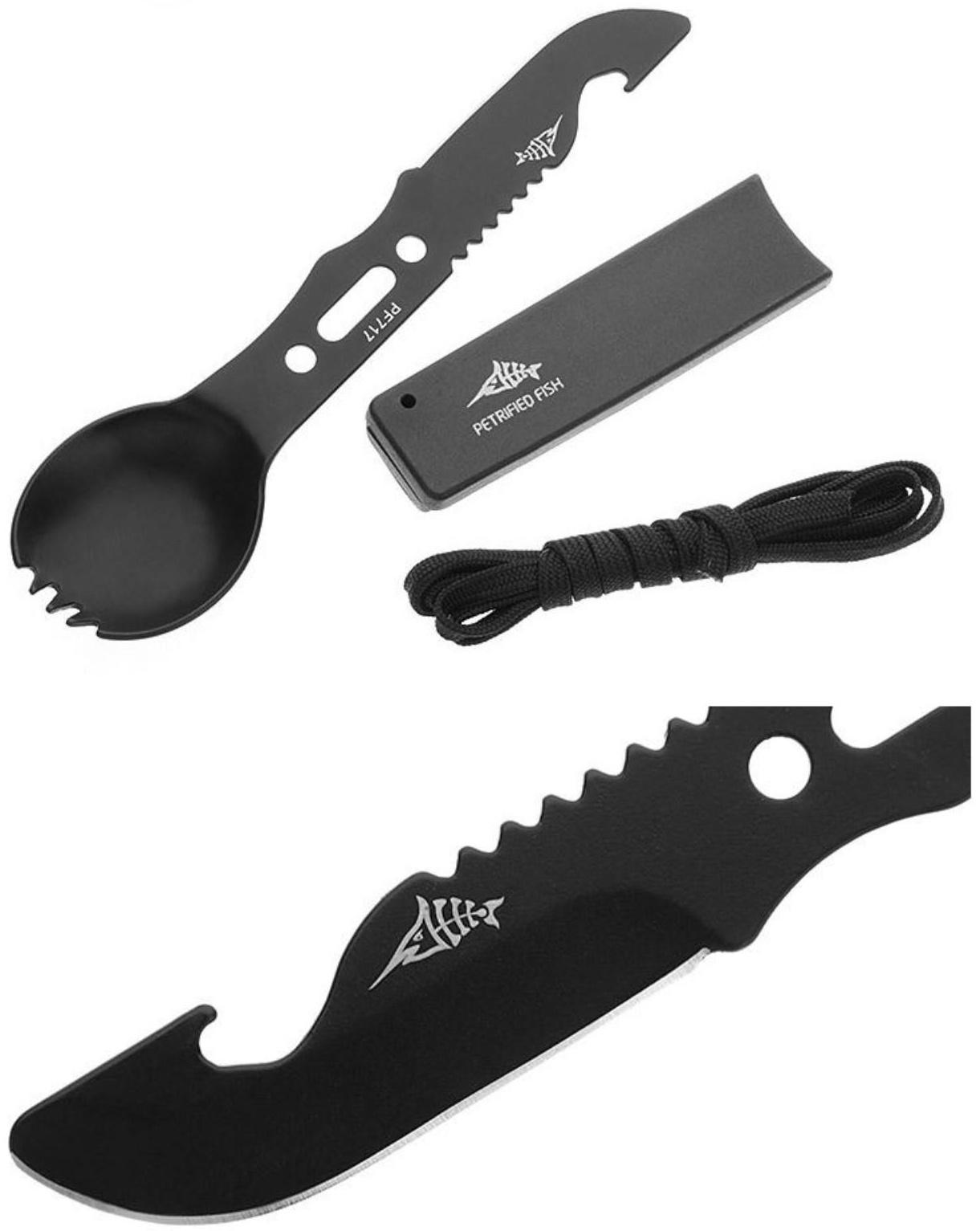 Устройство многофунциональное туристическое, 8в1, микс