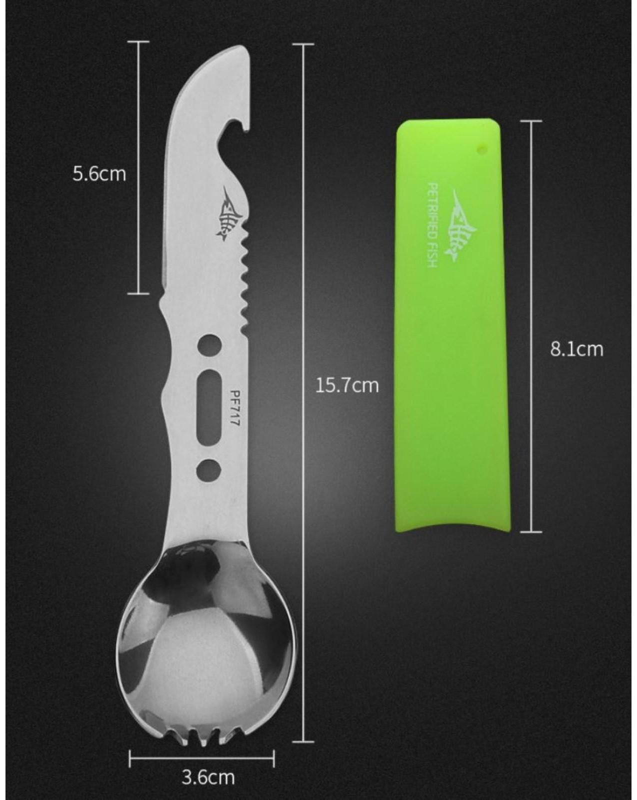 Устройство многофунциональное туристическое, 8в1, микс
