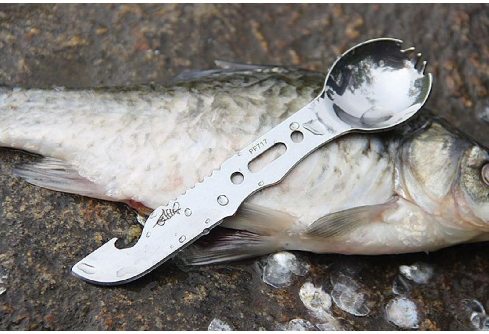 Устройство многофунциональное туристическое, 8в1, микс