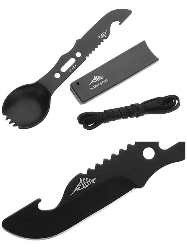 Устройство многофунциональное туристическое, 8в1, микс