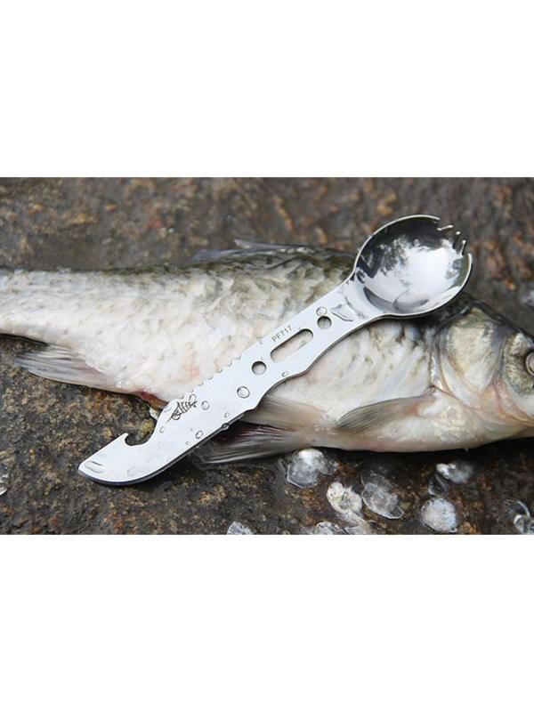 Устройство многофунциональное туристическое, 8в1, микс