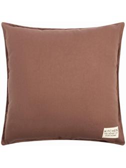 Подушка Этель, 45х45+1 см, коричневый, 100% хлопок