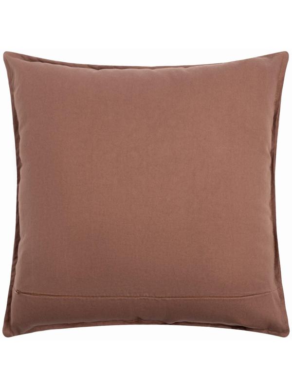 Подушка Этель, 45х45+1 см, коричневый, 100% хлопок