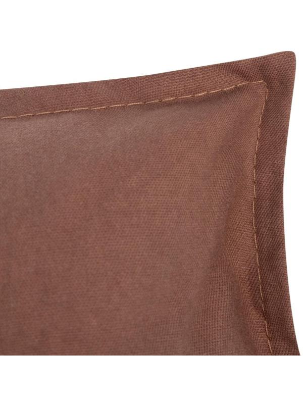 Подушка Этель, 45х45+1 см, коричневый, 100% хлопок