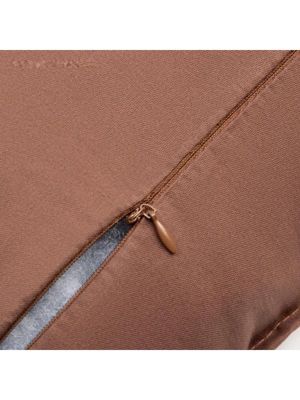 Подушка Этель, 45х45+1 см, коричневый, 100% хлопок