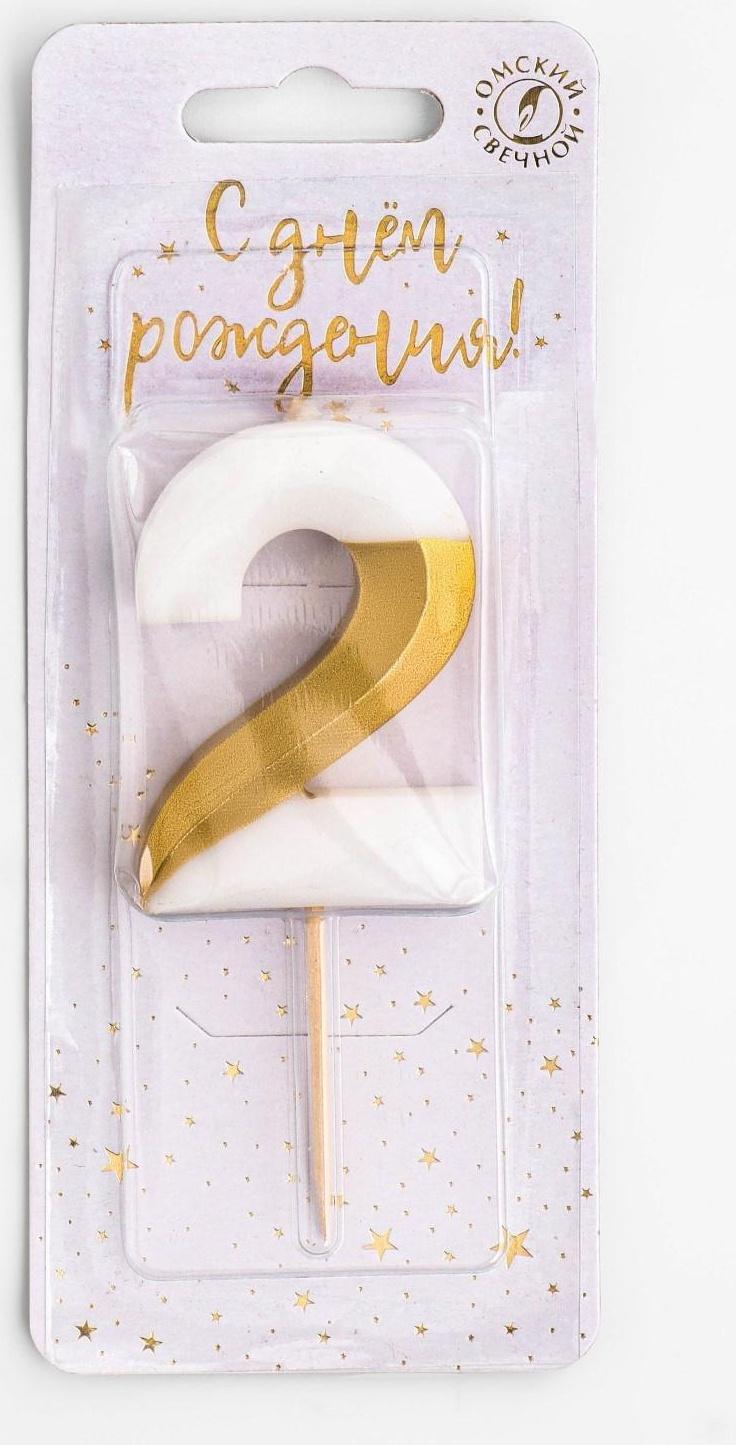 Свеча для торта на шпажке 