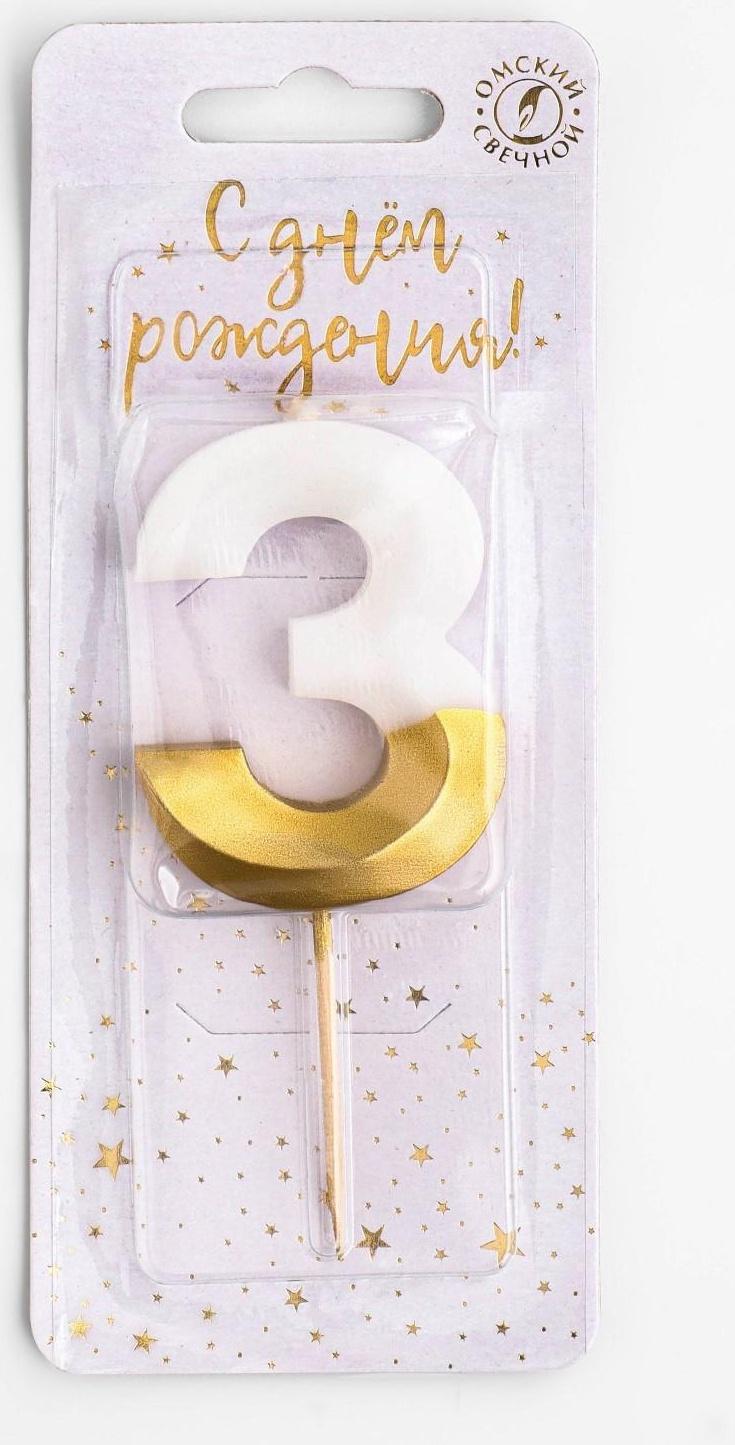 Свеча для торта на шпажке 