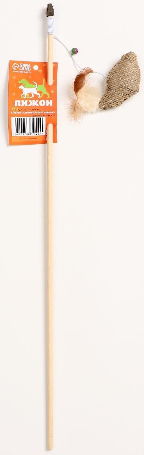 Дразнилка-удочка из эко-материалов 