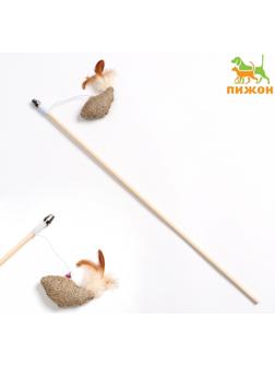 Дразнилка-удочка из эко-материалов 