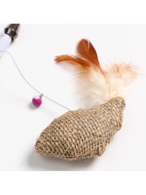 Дразнилка-удочка из эко-материалов 