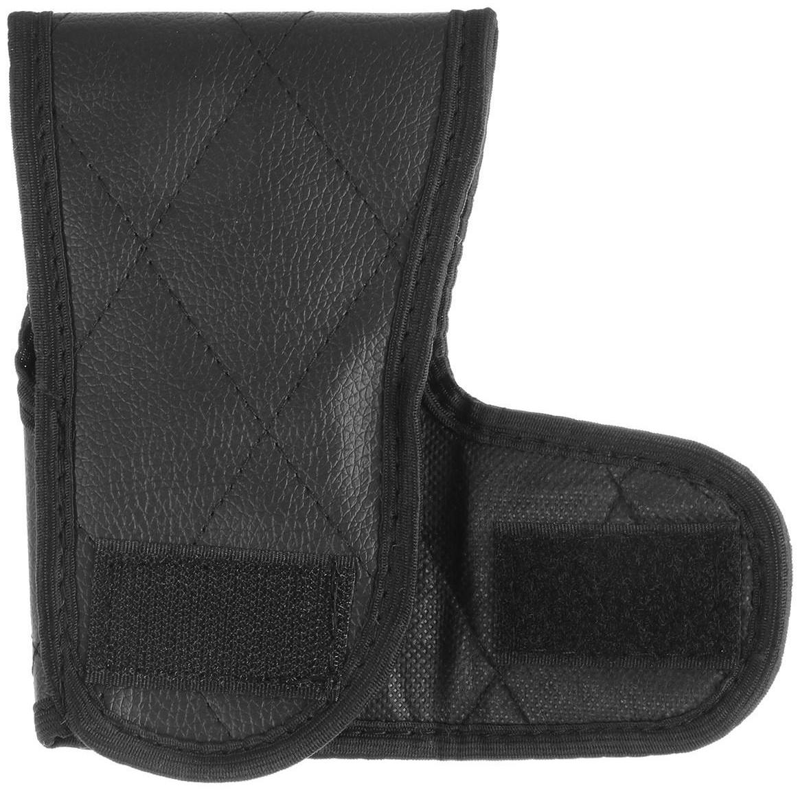 Чехол АКПП, экокожа, чёрный