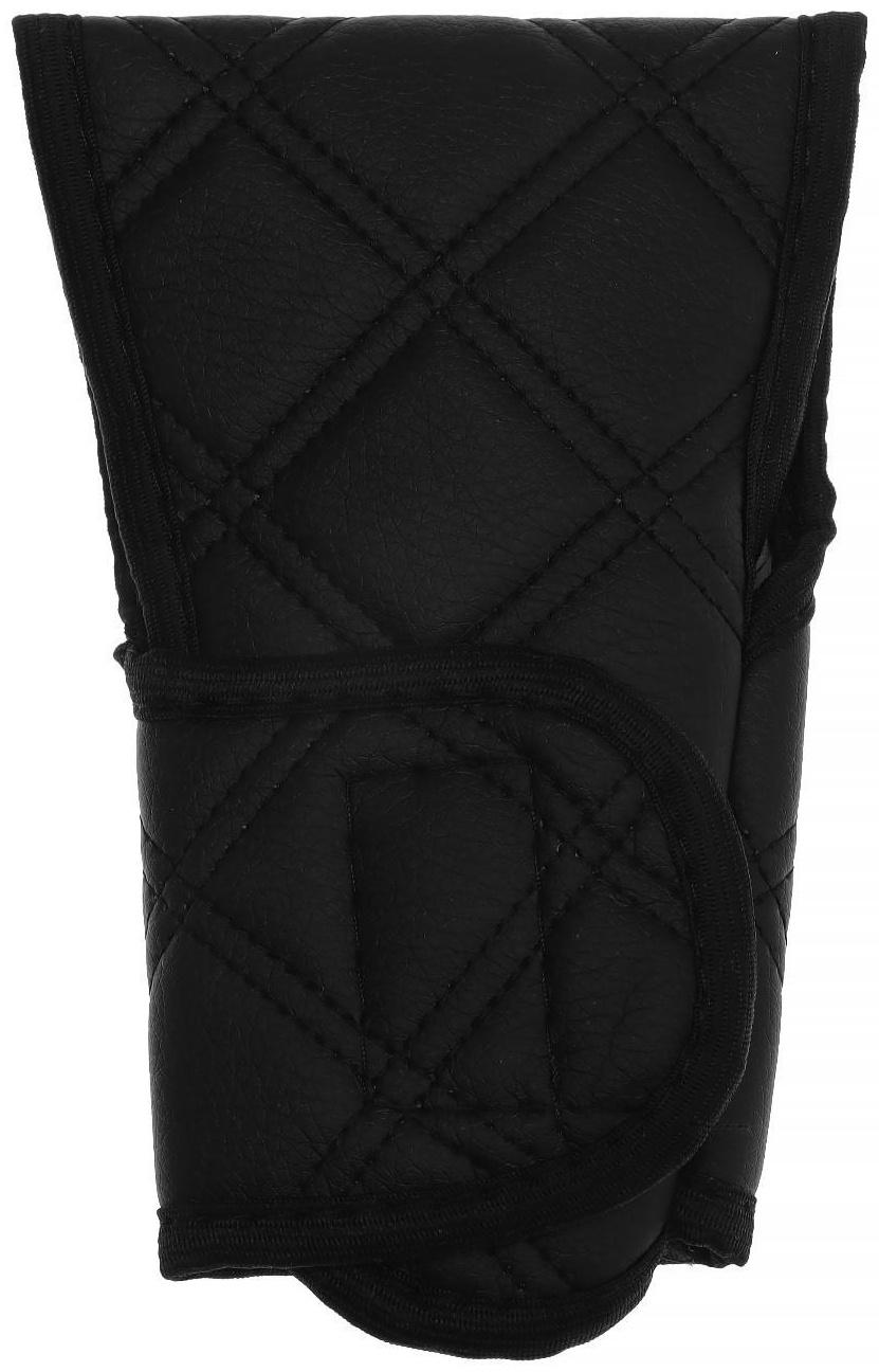 Чехол АКПП, экокожа, чёрный