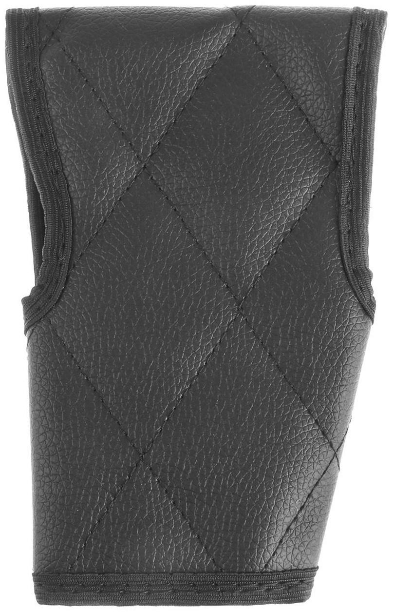 Чехол АКПП, экокожа, чёрный