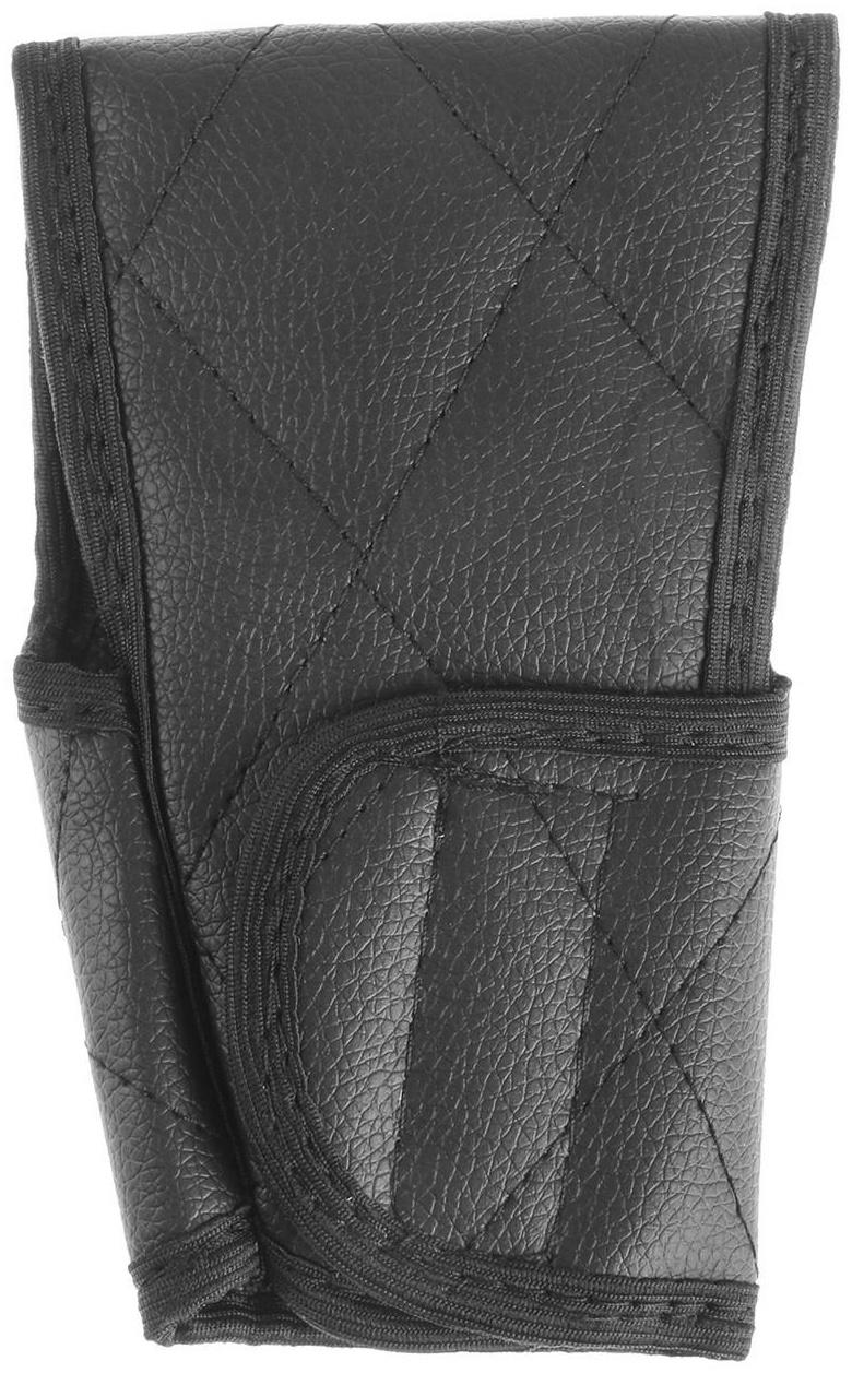 Чехол АКПП, экокожа, чёрный