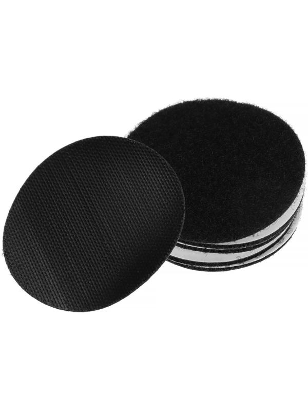 Липучка для крепления ковриков в автомобиль, d 6 см, набор 5 шт