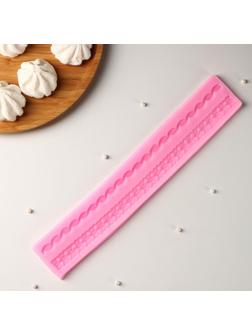 Молд «Креол», 30×5,3×0,7 см, цвет розовый