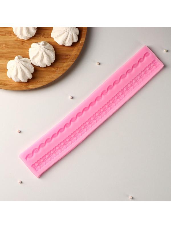 Молд «Креол», 30×5,3×0,7 см, цвет розовый