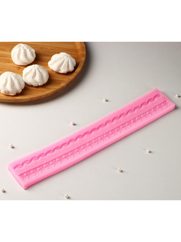 Молд «Креол», 30×5,3×0,7 см, цвет розовый