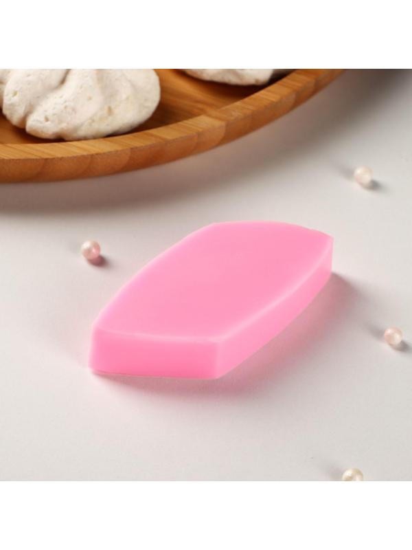 Силиконовый молд «Багет», 7,5×3,5×1,5 см, цвет розовый