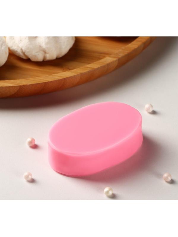 Силиконовый молд «Батон», 6×4×2 см, цвет розовый