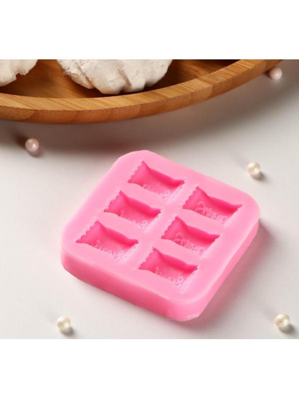 Молд Sweet, 6×6×1 см, цвет розовый