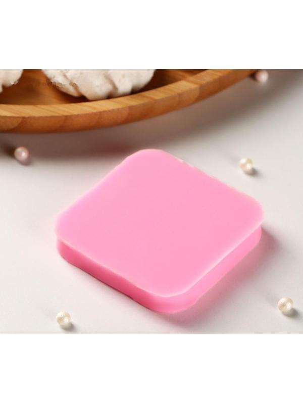 Молд Sweet, 6×6×1 см, цвет розовый