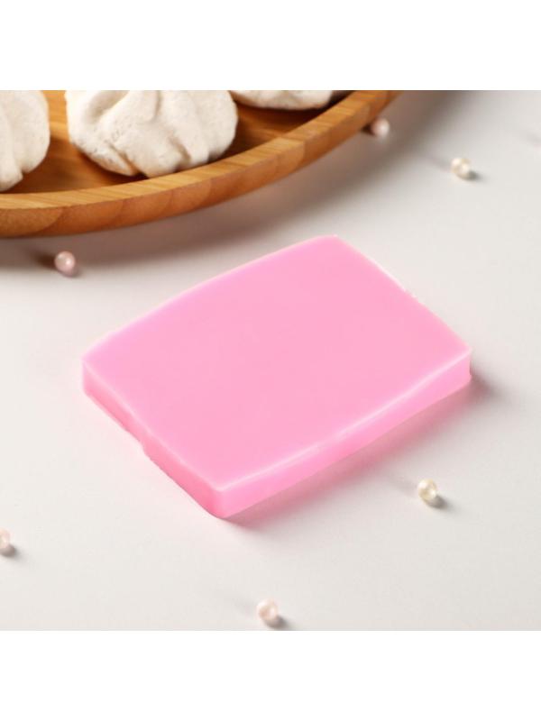 Силиконовый молд Доляна «Шоколадки», 8,5×6,5×0,8 см, цвет розовый