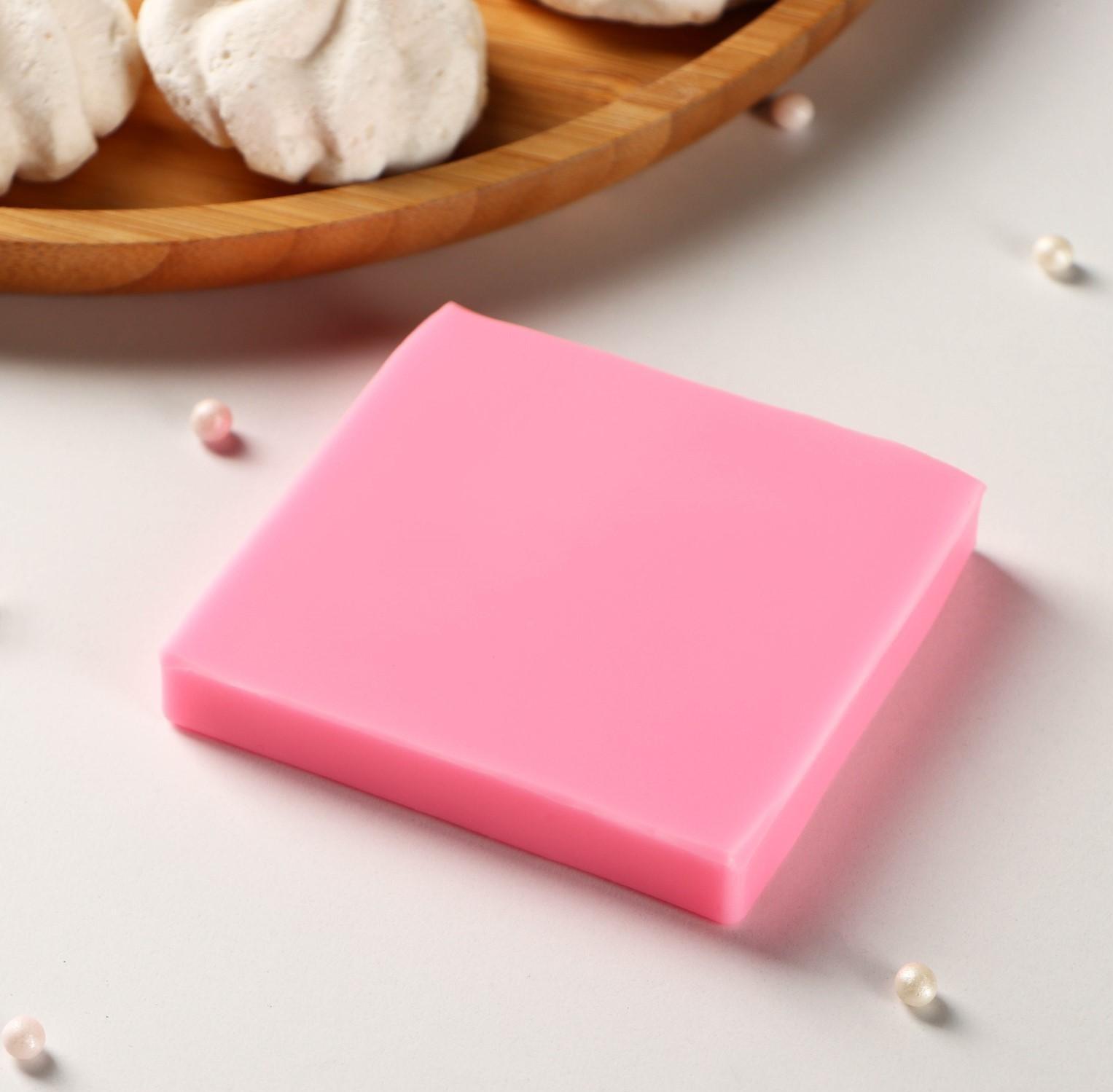 Силиконовый молд Доляна «Гильзы», 7,5×7,2×1,2 см, цвет розовый