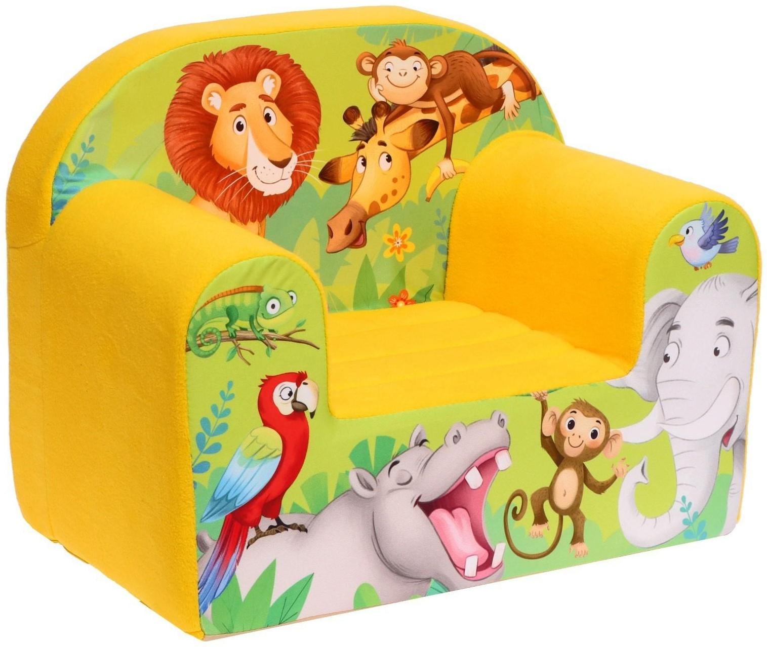 Мягкая игрушка-кресло «Африка», МИКС