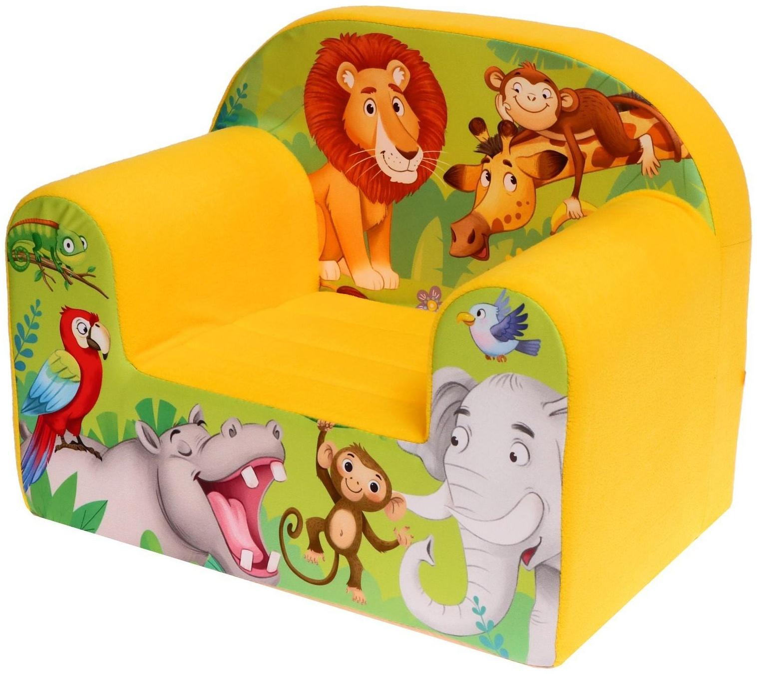 Мягкая игрушка-кресло «Африка», МИКС