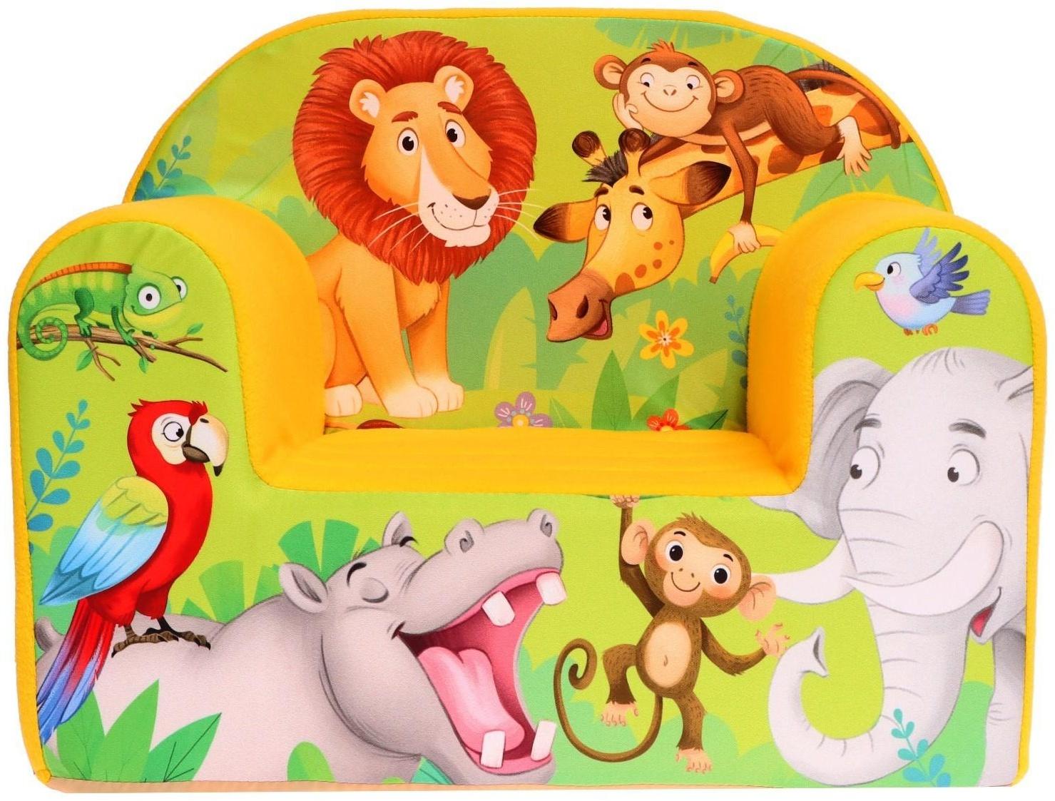 Мягкая игрушка-кресло «Африка», МИКС