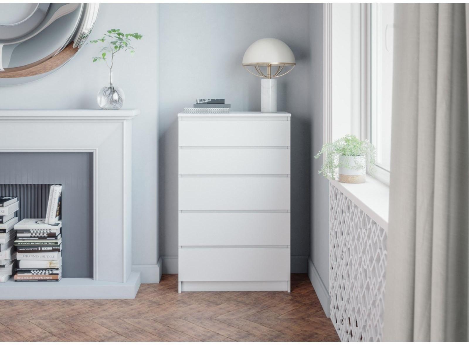 Комод Мори 704х404х1120 белый