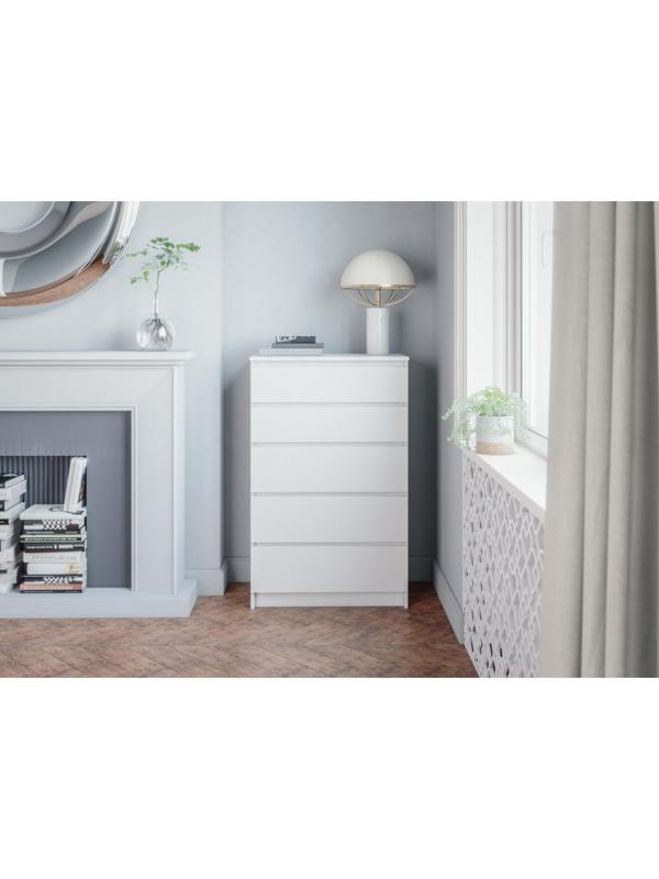 Комод Мори 704х404х1120 белый