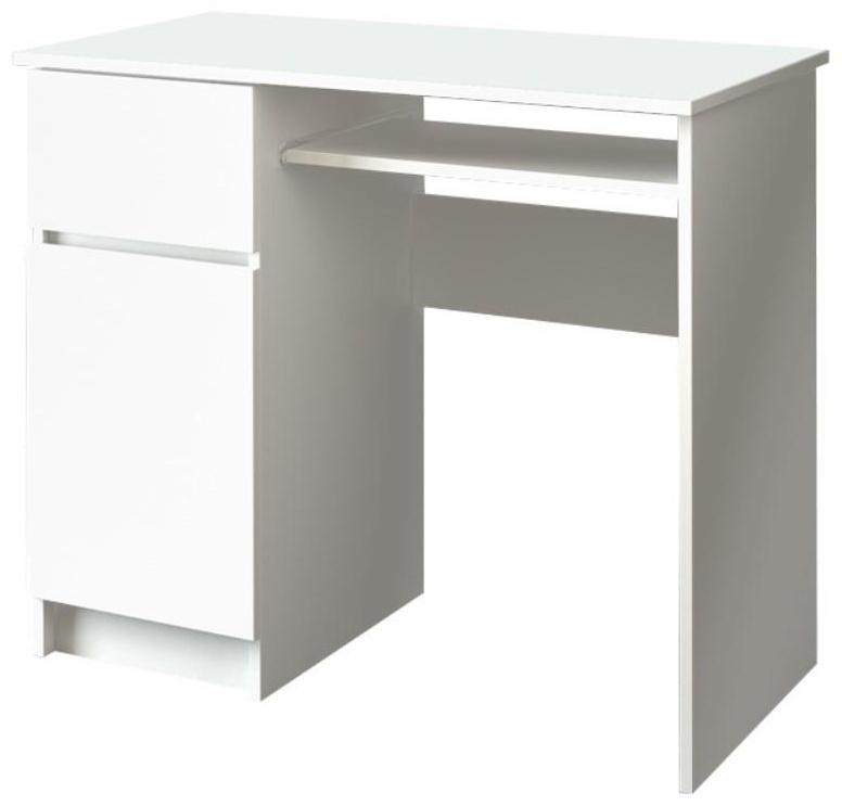 Стол письменный Мори левый 900х500х770 белый