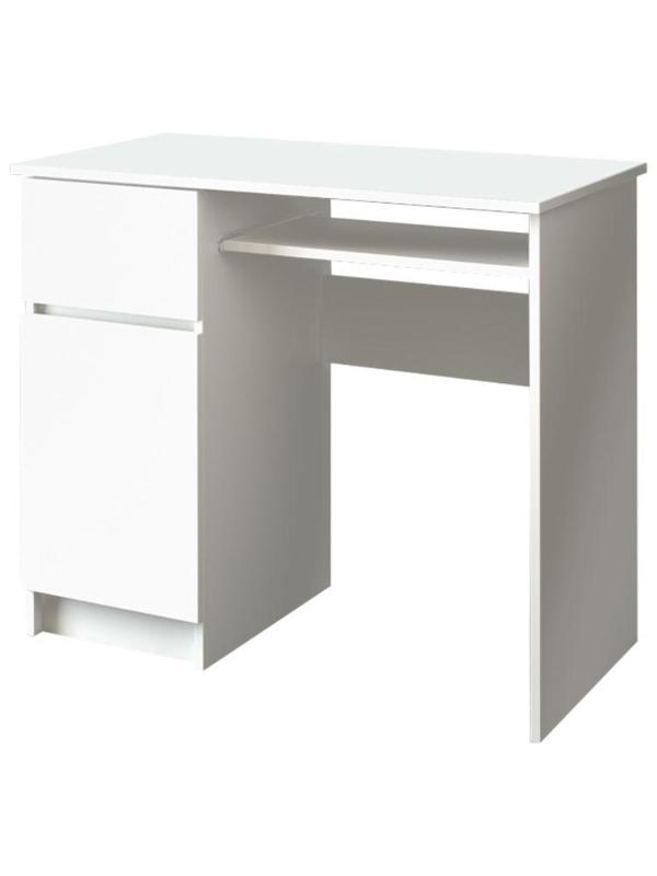Стол письменный Мори левый 900х500х770 белый