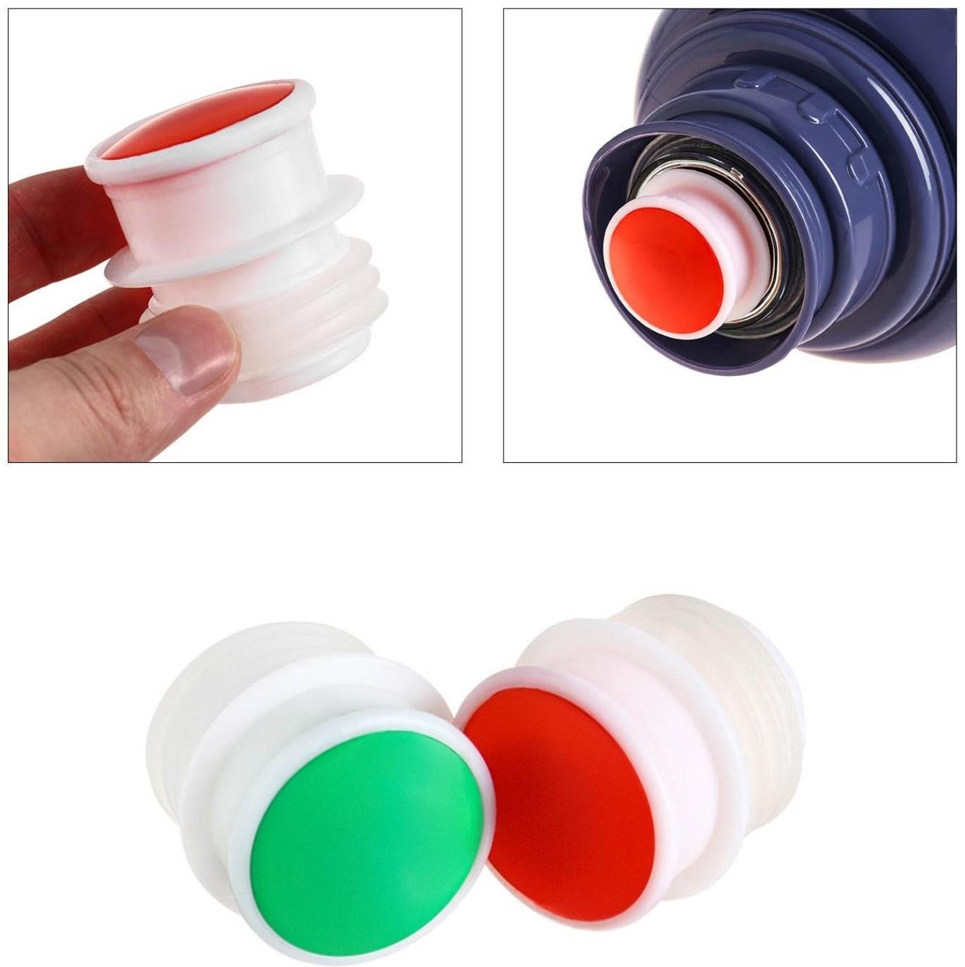 Пробка для термоса со стеклянной колбой на 2 л , 4 х 4 см, микс