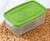 Набор контейнеров пищевых RICCO, 3 шт: 1 л, 18,5×12×7 см, прямоугольные, цвет зелёный